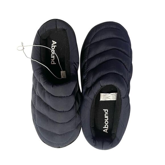 Abound Other - Abound Mens Nylon Closed Toe Indoor Outdoor Slippers Navy Blue Size 7/8 NWOT